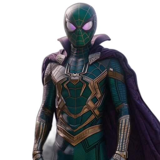 mask, concept art, 3d render, comic book art transparent PNG cut-out