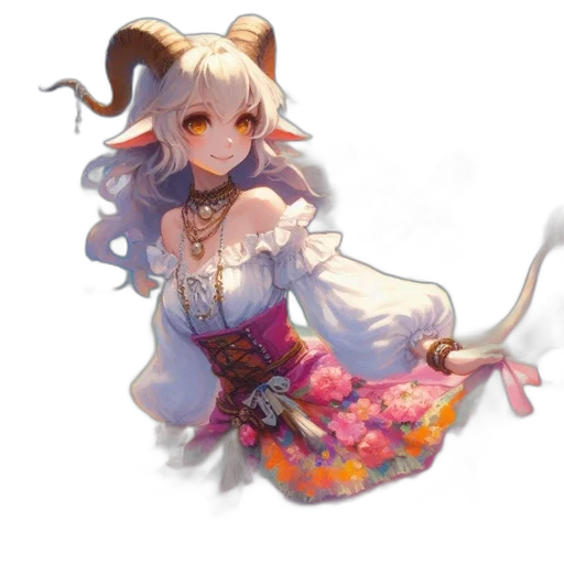staff, dress, dragon, jewelry transparent PNG cut-out