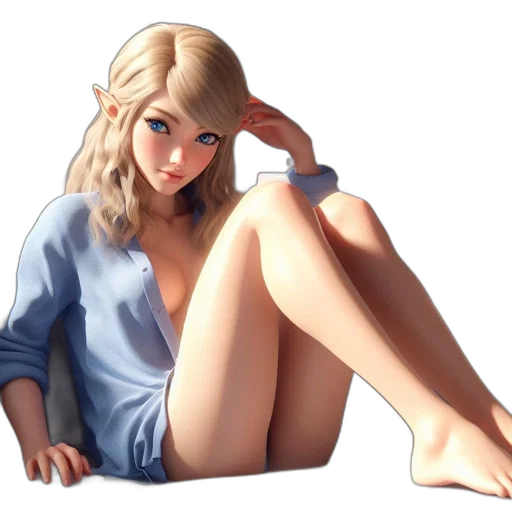 dress, shoes, concept art, fantasy art transparent PNG cut-out