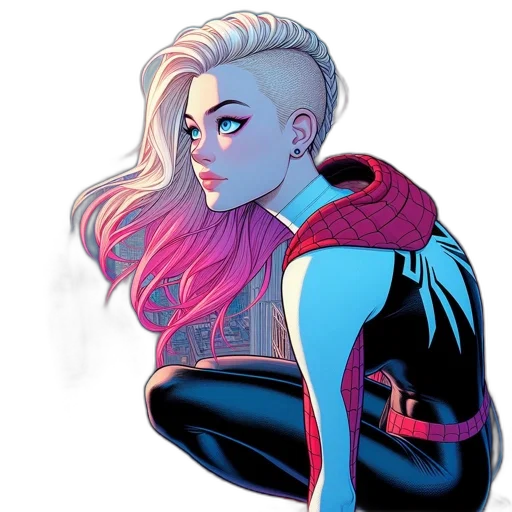 jacket, comic book art, concept art, cartoon transparent PNG cut-out
