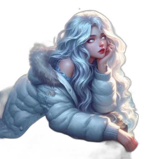 creature, jacket, dragon, fantasy art transparent PNG cut-out