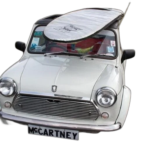 car, photorealistic, white, vintage transparent PNG cut-out
