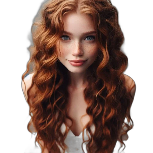 hair, face, crown, jewelry transparent PNG cut-out