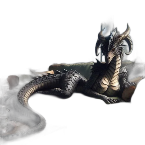 dragon, creature, mask, animal transparent PNG cut-out