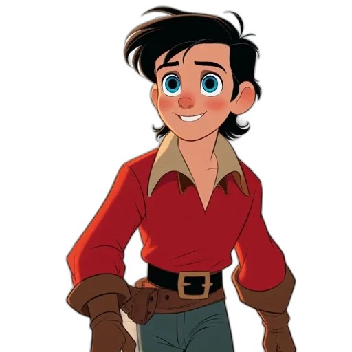 jacket, face, staff, cartoon transparent PNG cut-out