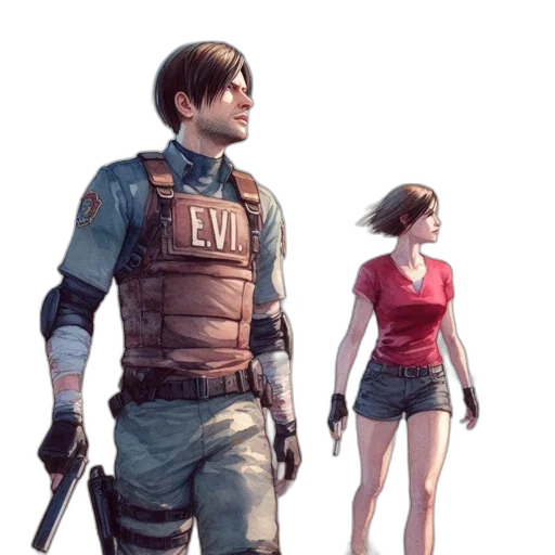 jacket, concept art, 3d render, comic book art transparent PNG cut-out