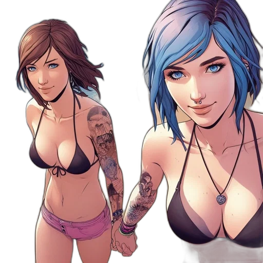 comic book art, concept art, cartoon, fantasy art transparent PNG cut-out
