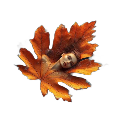 hair, crown, flower, creature transparent PNG cut-out