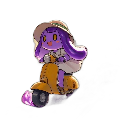 hat, creature, staff, weapon transparent PNG cut-out