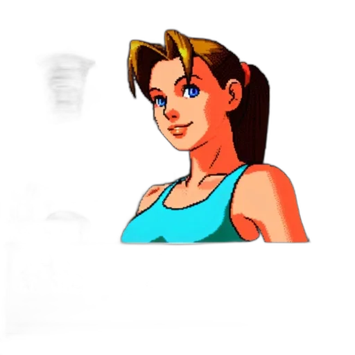 face, staff, weapon, pixel art transparent PNG cut-out