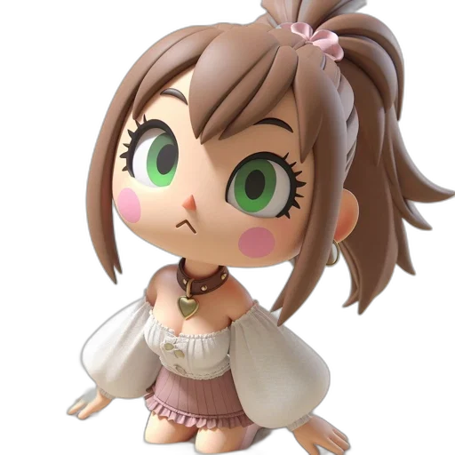 dress, weapon, creature, face transparent PNG cut-out