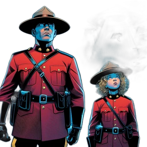 concept art, comic book art, two, individuals transparent PNG cut-out