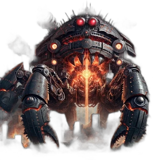 robot, weapon, concept art, fantasy art transparent PNG cut-out