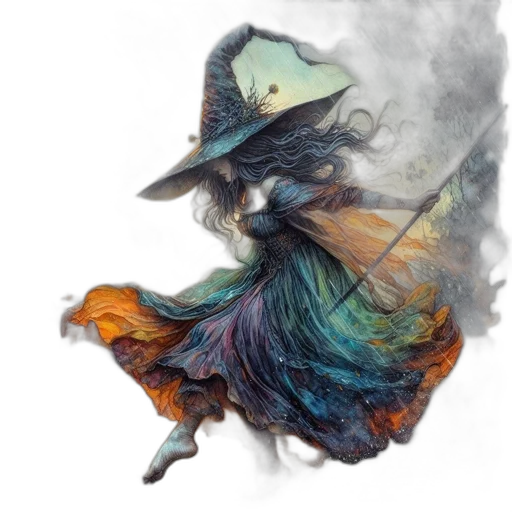 dragon, dress, hat, mask transparent PNG cut-out