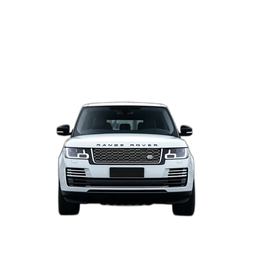 car, white, range, rover transparent PNG cut-out