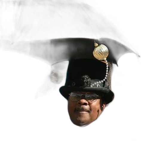 umbrella, hat, staff, mask transparent PNG cut-out