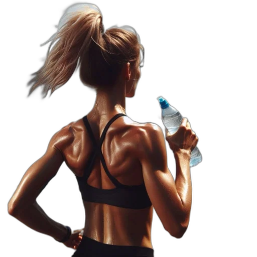 bottle, photorealistic, watercolor, concept art transparent PNG cut-out
