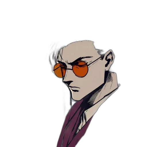 jacket, face, staff, cartoon transparent PNG cut-out