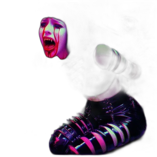 shoes, mask, creature, face transparent PNG cut-out