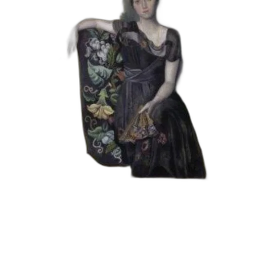 dress, jewelry, fantasy art, concept art transparent PNG cut-out
