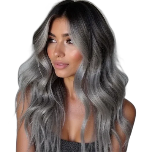 hair, photorealistic, cartoon, watercolor transparent PNG cut-out