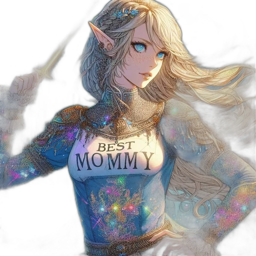 dress, watercolor, fantasy art, anime transparent PNG cut-out