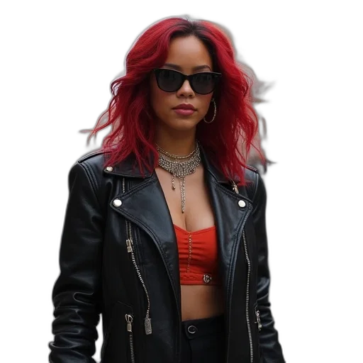 jacket, rihanna, pictured, london transparent PNG cut-out
