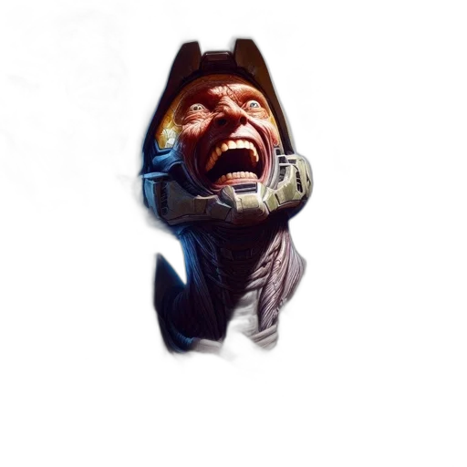 face, mask, creature, hat transparent PNG cut-out
