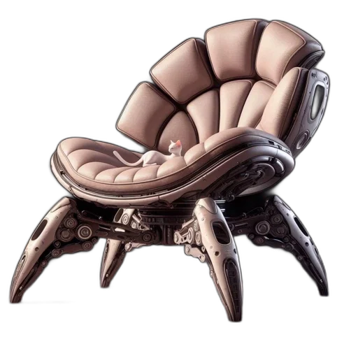 furniture, 3d render, photorealistic, concept art transparent PNG cut-out