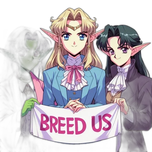 vaporwave, pixel art, anime, concept art transparent PNG cut-out