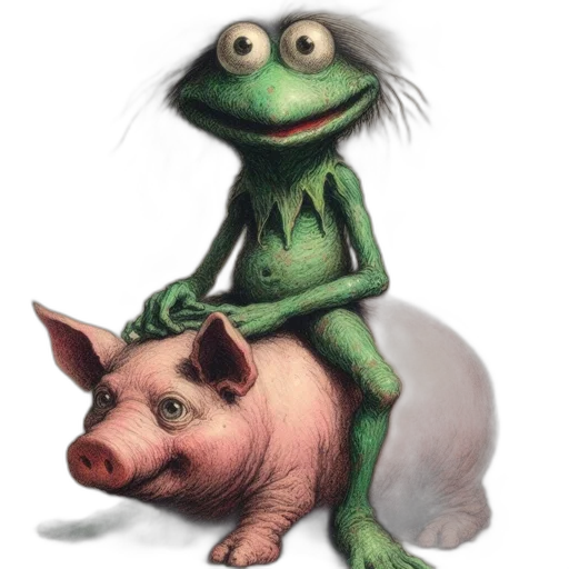 animal, creature, concept art, photorealistic transparent PNG cut-out