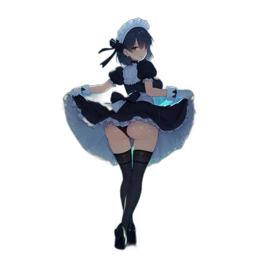 dress, staff, robot, umbrella transparent PNG cut-out