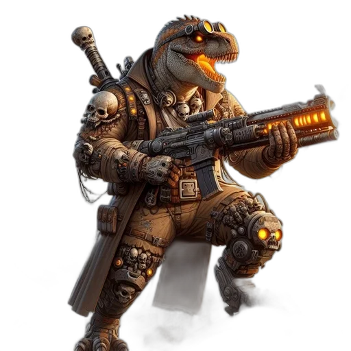 weapon, robot, staff, concept art transparent PNG cut-out