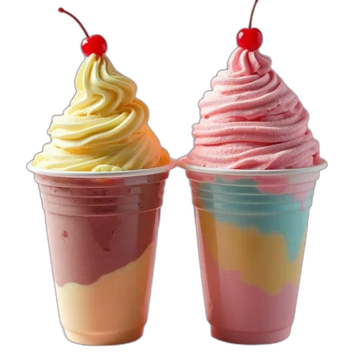 food, 3d render, photorealistic, pastel transparent PNG cut-out