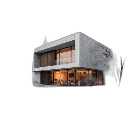 building, 3d render, concept art, photorealistic transparent PNG cut-out