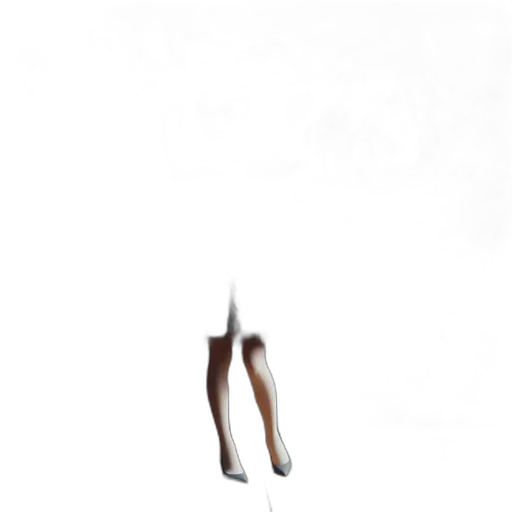 shoes, sword, staff, hair transparent PNG cut-out