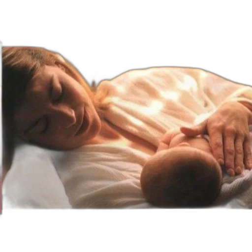 photorealistic, breastfeeding, book, martha transparent PNG cut-out
