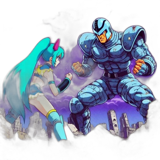 robot, weapon, concept art, pixel art transparent PNG cut-out