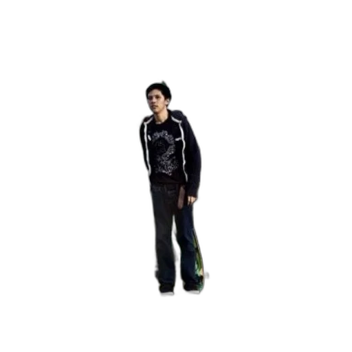 jacket, staff, robot, shoes transparent PNG cut-out