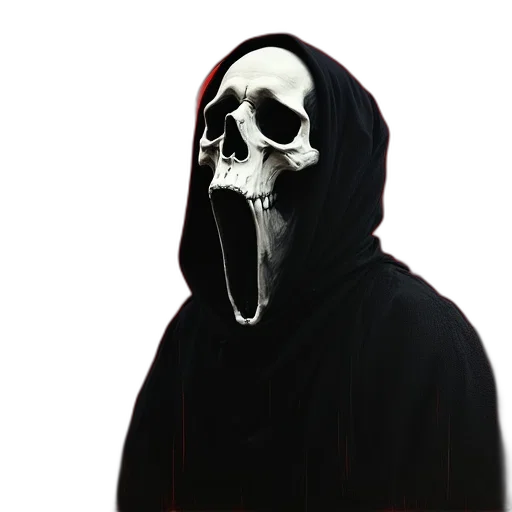 mask, face, jacket, staff transparent PNG cut-out