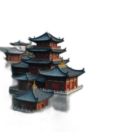 building, 3d render, concept art, photorealistic transparent PNG cut-out