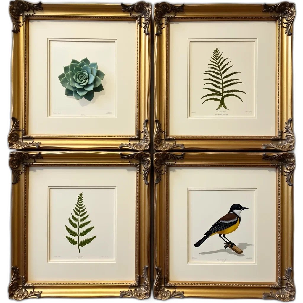 jewelry, photorealistic, oil painting, forest transparent PNG cut-out
