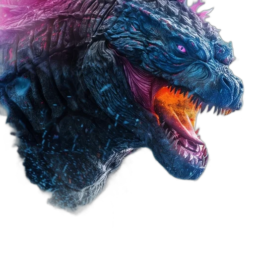 dragon, creature, animal, face transparent PNG cut-out