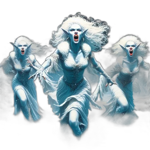 concept art, fantasy art, comic book art, snow transparent PNG cut-out