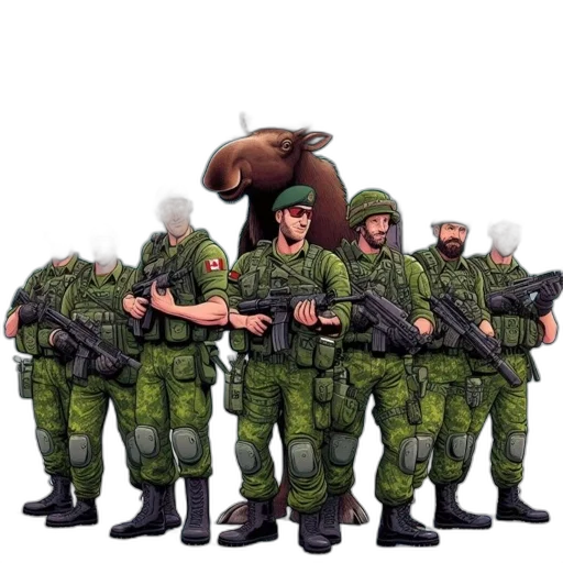 staff, weapon, jacket, hat transparent PNG cut-out