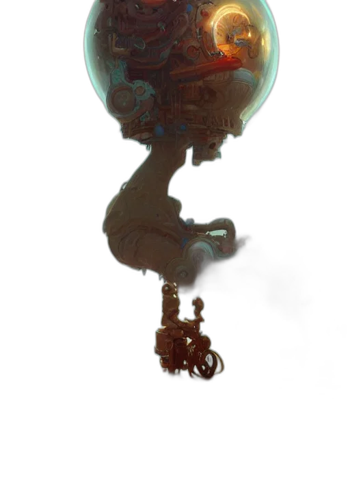 robot, staff, bottle, weapon transparent PNG cut-out