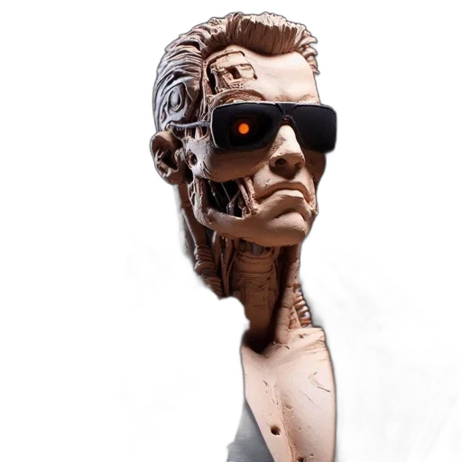 robot, mask, face, cyberpunk transparent PNG cut-out