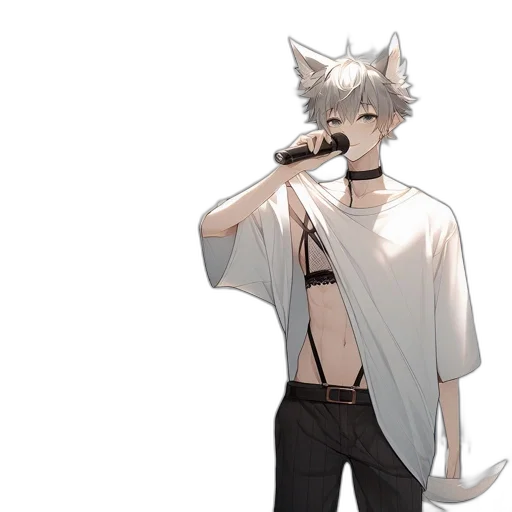 staff, animal, creature, pixel art transparent PNG cut-out