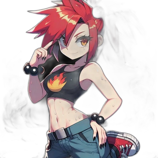 staff, jacket, weapon, anime transparent PNG cut-out