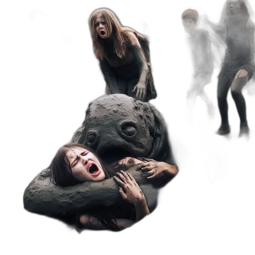 creature, animal, concept art, 3d render transparent PNG cut-out